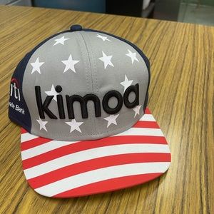 NWOT KIMOA Hat American flag design